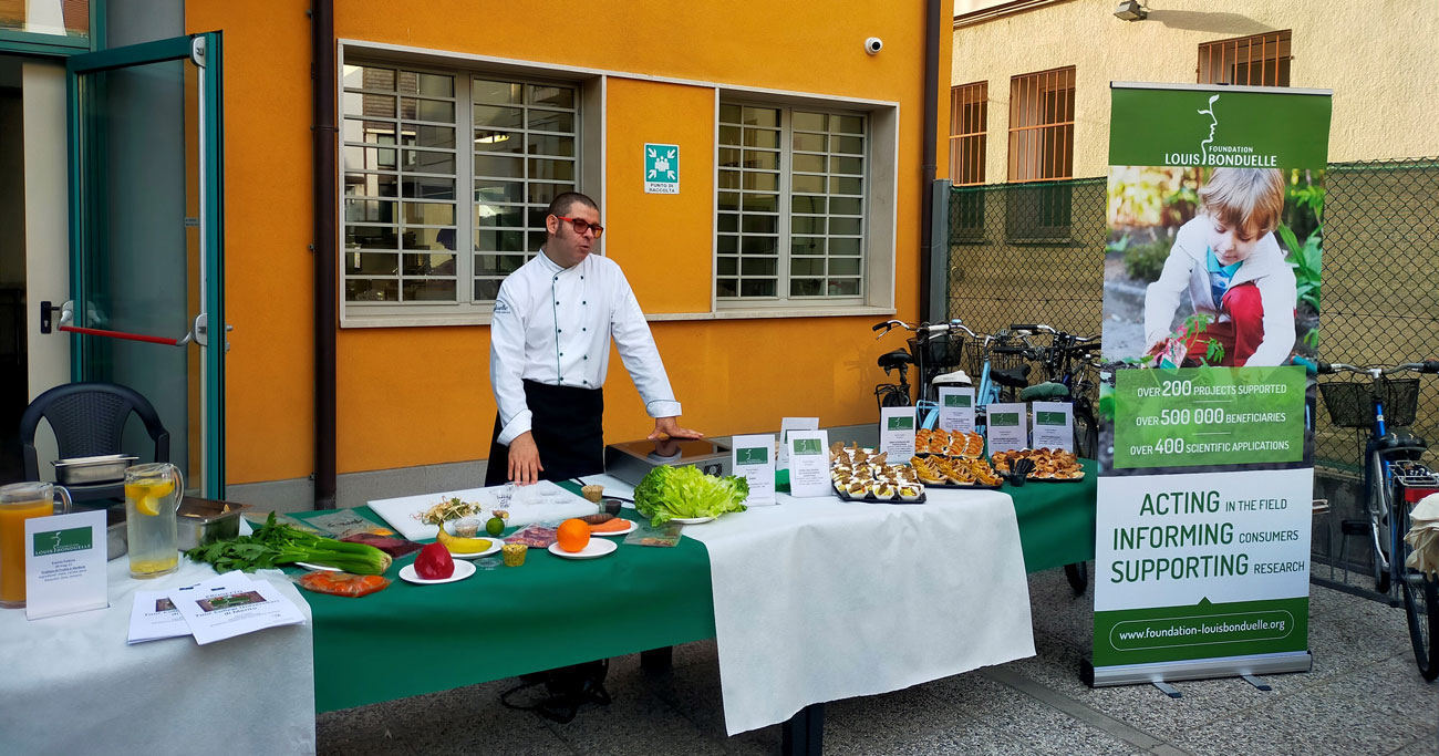 Il tour di sensibilizzazione allo spreco alimentare di Fondazione Bonduelle al Collegio Mazza