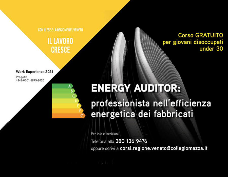 ENERGY AUDITOR: professionista nell’efficienza energetica dei fabbricati