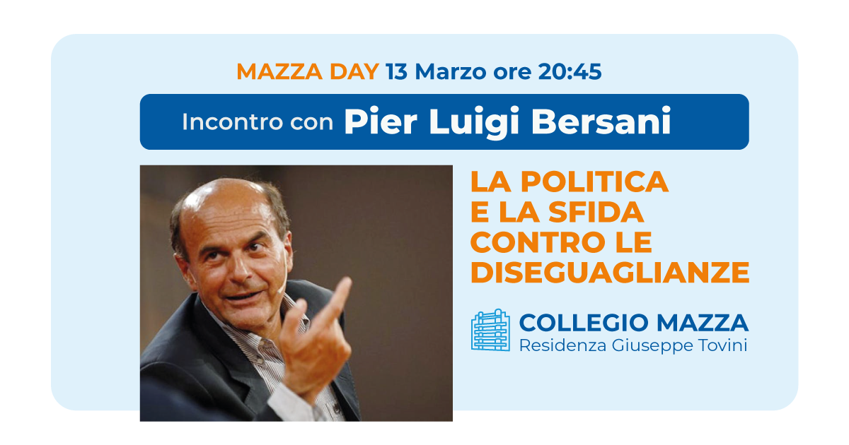 11 marzo: Luigi Bersani ospite del Mazza Day a Roma