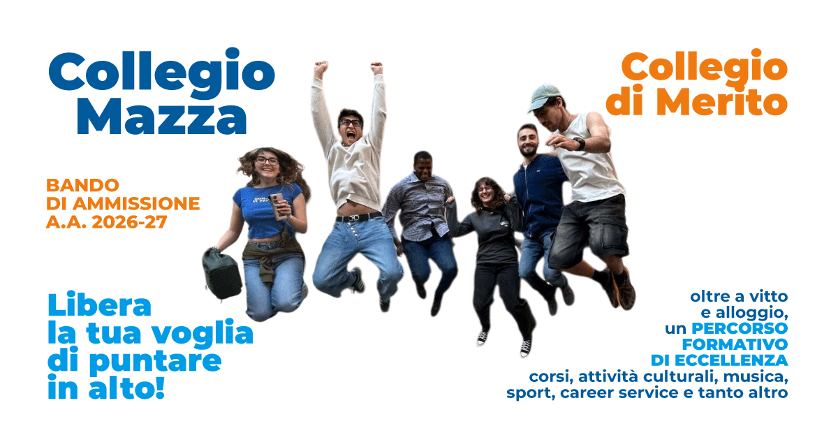 Collegio Mazza: il Bando di Ammissione per l’A.A. 2026-27 è aperto!